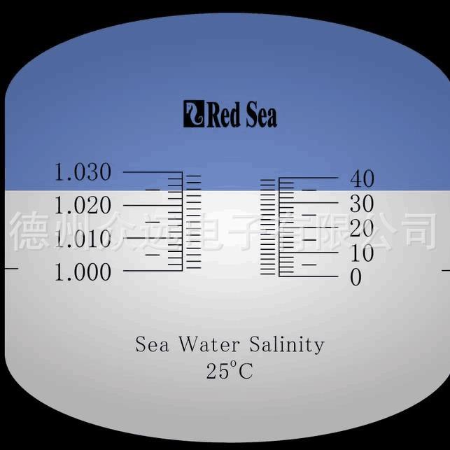 手持201RS铝芯红海含盐浓度计检测海水比重计测试折射光仪