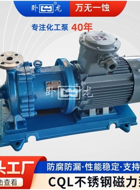 CQL40-25-125耐酸碱泵碱液循环高温泵无泄漏不锈钢耐酸碱化工泵