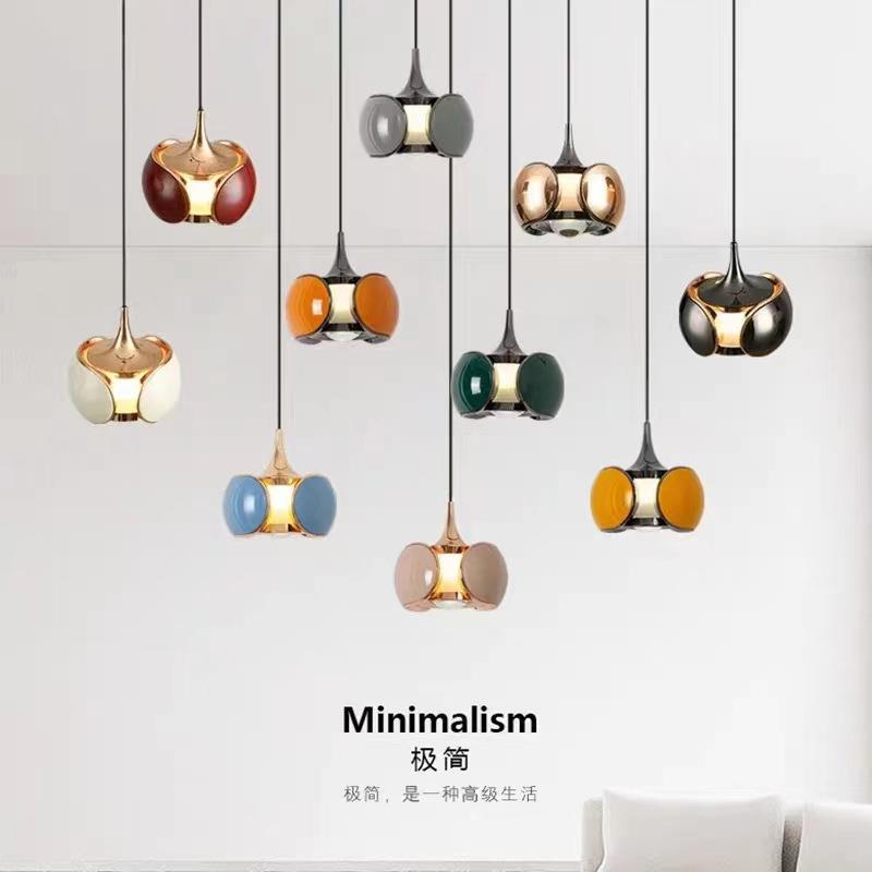 调升降小吊灯北欧卧室床头吊线灯伸缩悬停触摸开关普瑞光源护眼灯