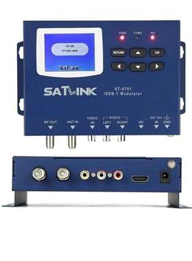 Satlink SP-6701 DVB-C ISDB-T modulator射频器转换器高清调制器