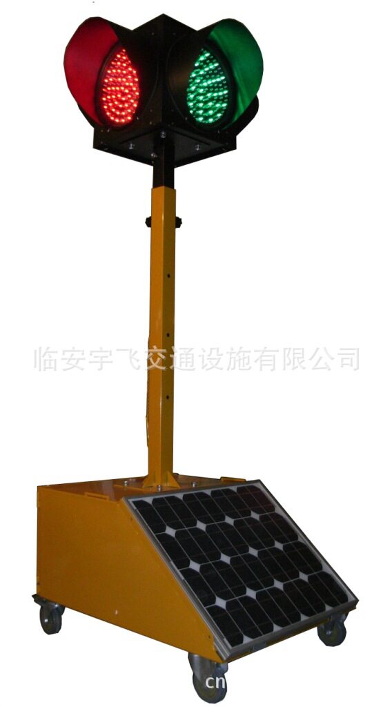 厂家供应LED交通信号灯 移动红绿灯 升降式交通红绿灯便携式