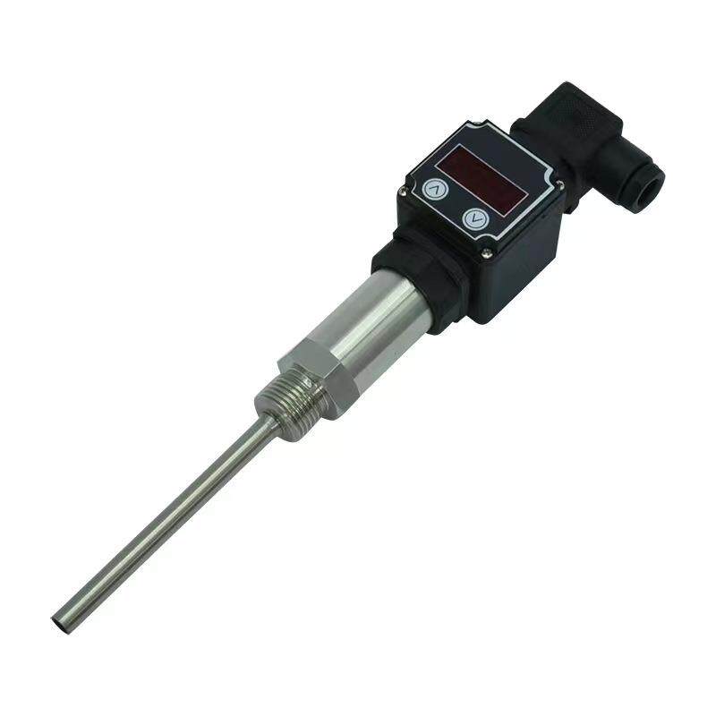 数显插入式温度变送器传感测温探头Pt100热电阻4-20mA/0-5V