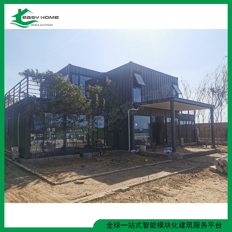 设计集装箱办公室综合体海运箱改造装配式建筑杭州厂家