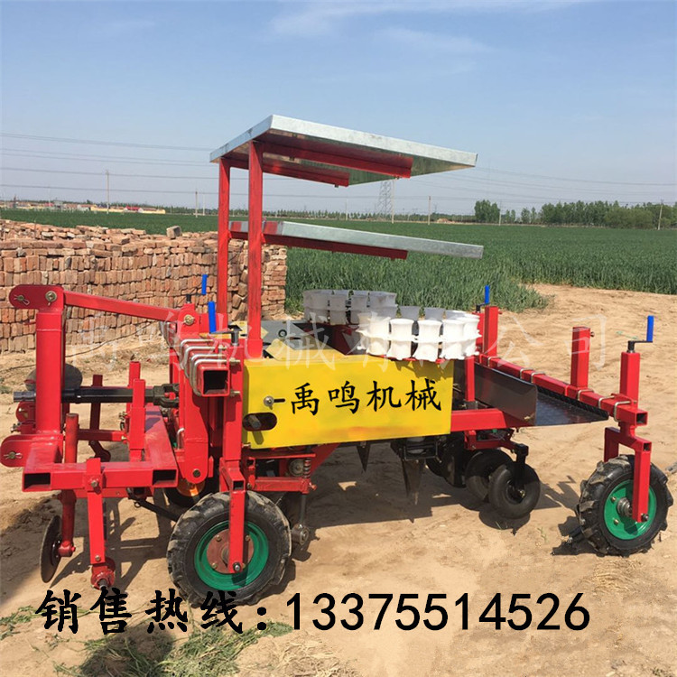 辣椒移栽机家用 商用红薯葱苗移栽插秧机种葱西瓜链条款栽苗器图片