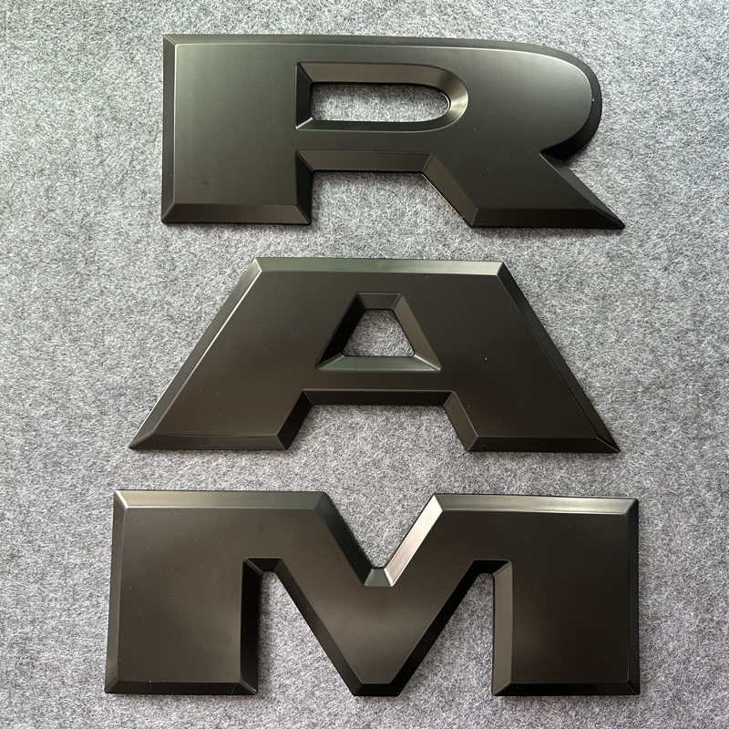 适用道奇RAM尾箱标皮卡贴标RAM150025003500后尾箱大号车贴