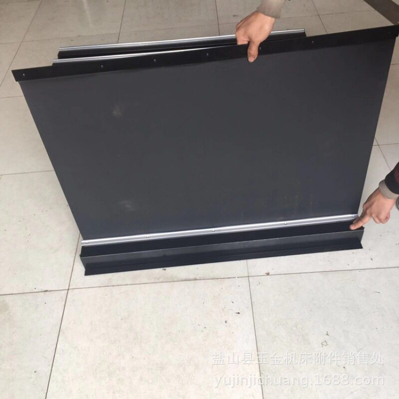 机床箱体式/托架式设计制作卷帘防护罩导轨防水防油卷帘式防尘罩
