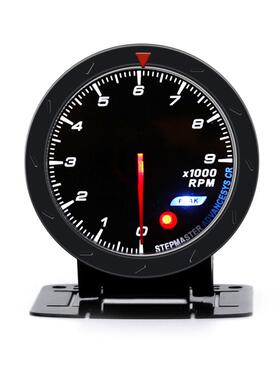 款改装车通用款转速仪表12V60mm0~9000RPM黑面转速仪表