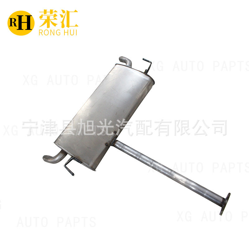 适用现代IX35双出排气管 中段消声器 尾气净化器 尾节消声器 瑞纳