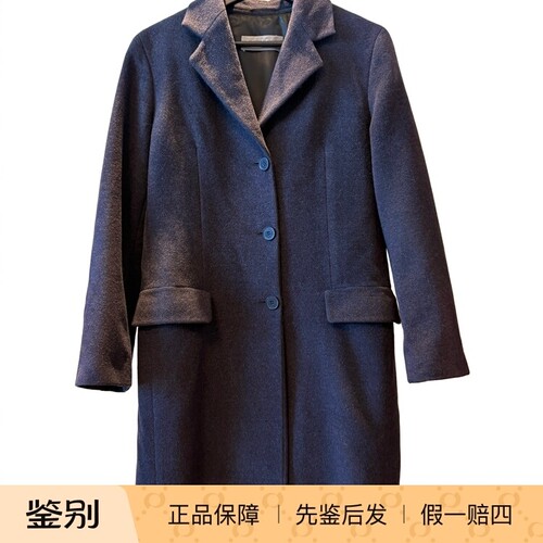 Maxmara意大利产36码羊毛大衣中古二奢Vintage古着奢侈品-366