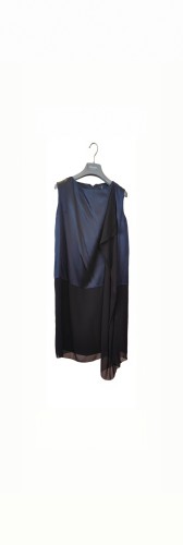 Anteprima意大利产真丝连衣裙中古二奢Vintage古着(长95胸94)-31