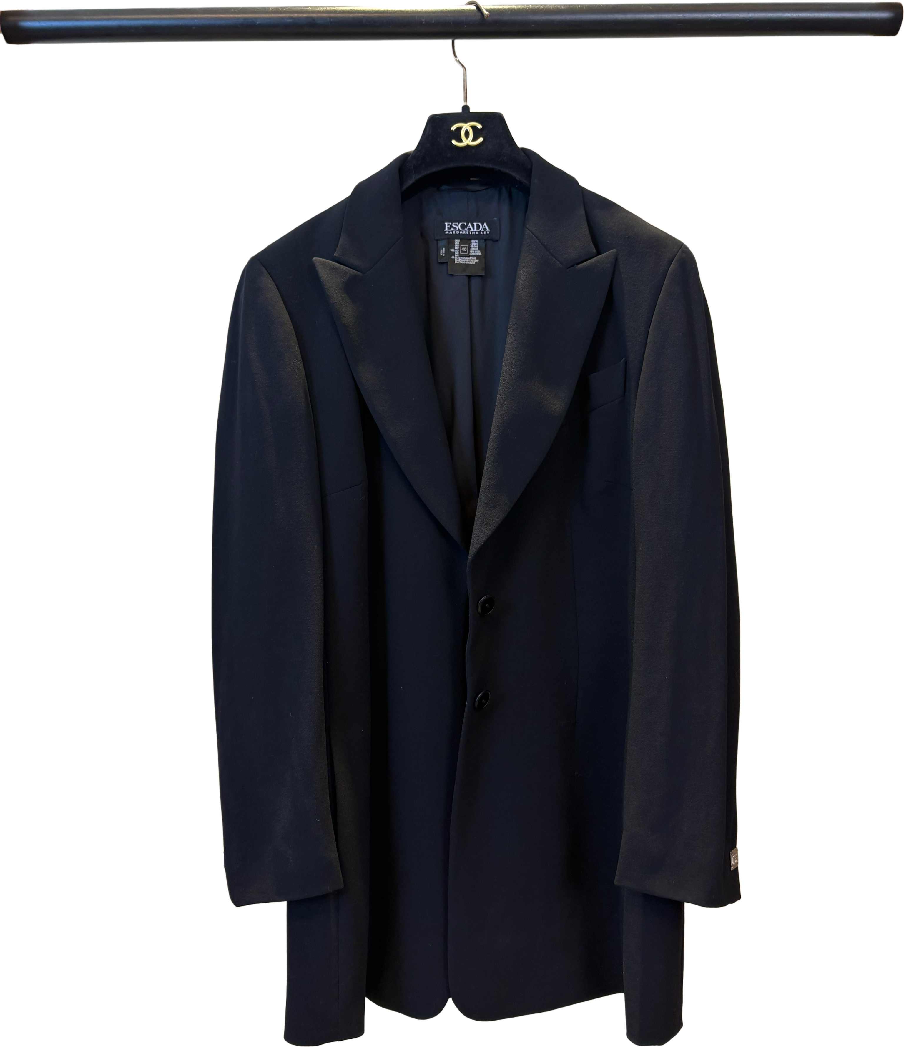 Escada意大利产羊毛外套中古Vintage古着-369
