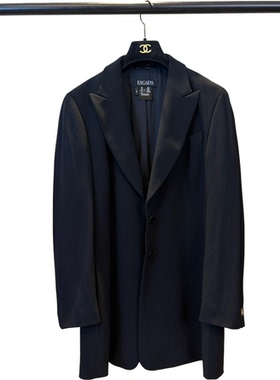 Escada意大利产羊毛外套中古Vintage古着-369