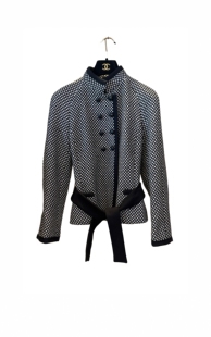 277 长57胸86肩39 Akris瑞士产38码 羊毛外套中古Vintage古着