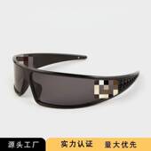 2025新款 高级感网红发箍发夹二合一抗UV太阳眼镜 发箍太阳眼镜女款