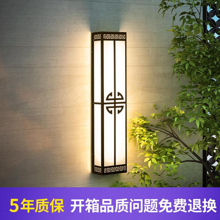壁灯户外防水工程外墙室外墙壁中式接电简约庭院别墅小区大门壁灯