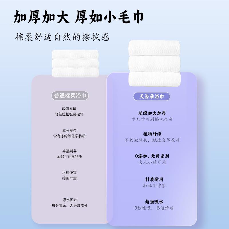 一次性浴巾 旅行单独包装卫生便捷加厚加大浴巾 旅游酒店用品