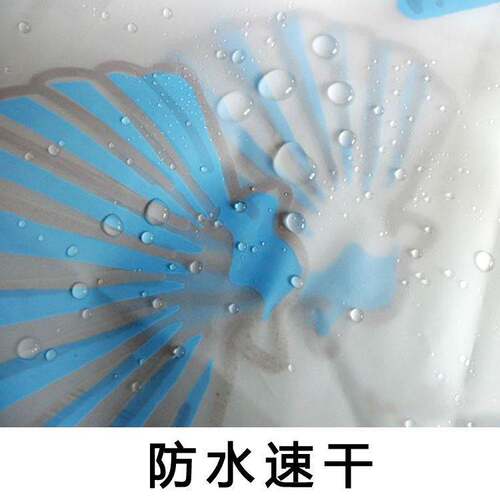 PEVA现代海星浴帘太阳花隔断帘宁波防水防霉隔断浴室帘