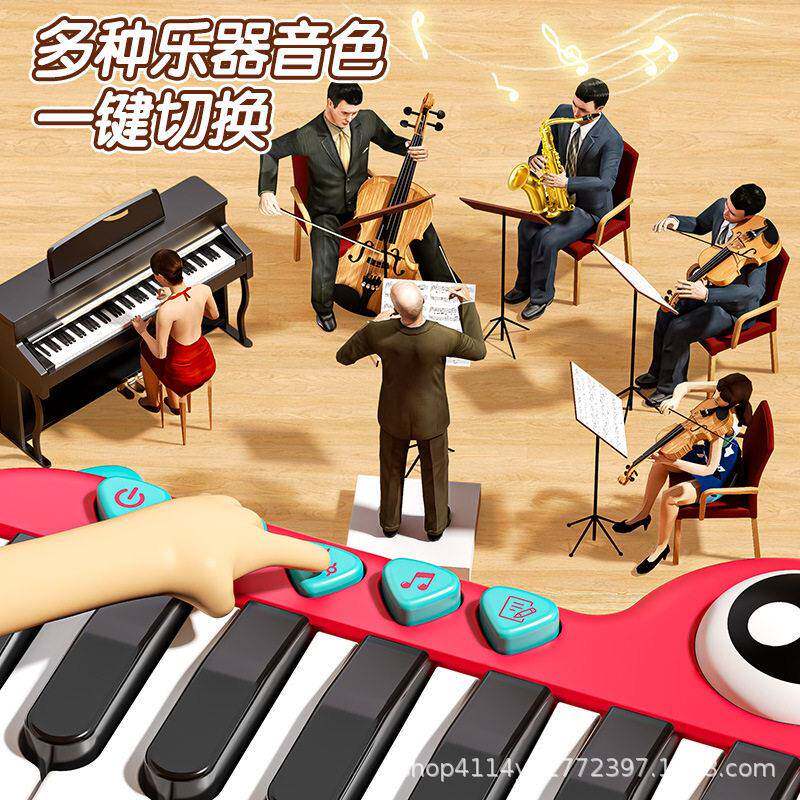电子琴儿童玩具初学口袋迷你小钢琴可弹奏多功能琴键乐器音乐键盘
