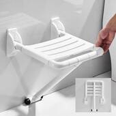 浴室折叠凳老人洗澡专用椅子卫生间淋浴房壁挂式 孕妇防滑座椅坐凳