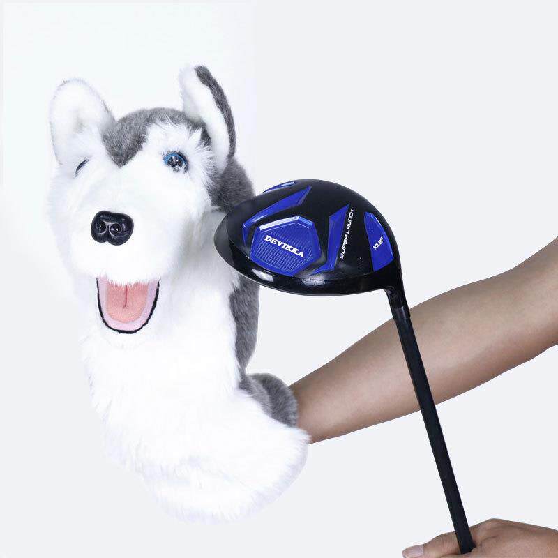 高尔夫动物球杆套个性可爱毛绒木杆套高尔夫一号木通用球杆套