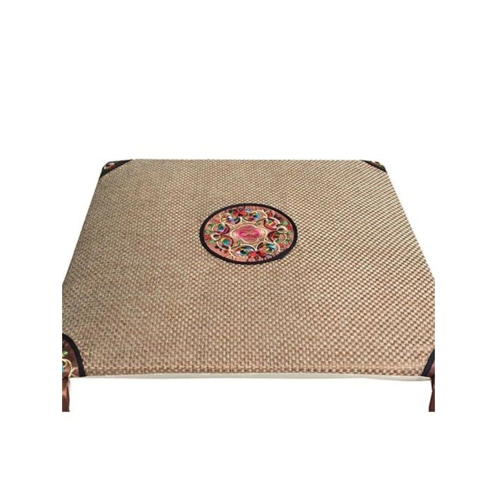 中式亚麻坐垫红木沙发圈椅茶椅椅垫防滑垫沙发垫刺绣座垫圆垫海绵,居家布艺,椅垫,淘宝优惠券,粉丝福利购,淘宝优惠卷