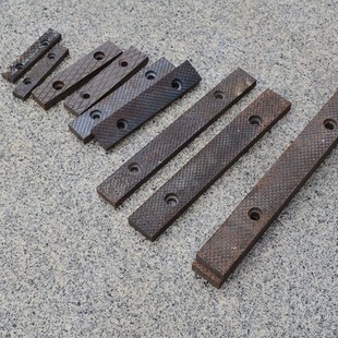 虎钳钳口铁c345681012寸台钳配件钳口防脱夹口铁钳口老式台钳配件