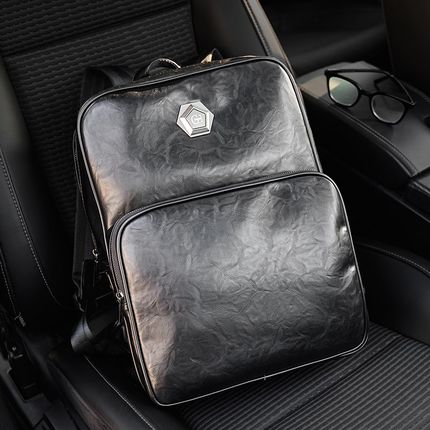 高品质双肩包男士大容量背包带密码锁设计15寸笔记本电脑包男包