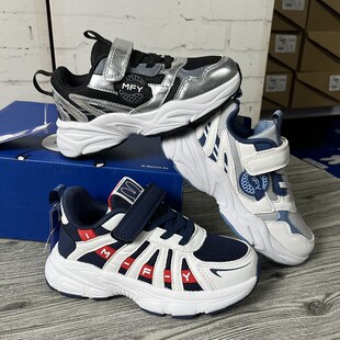 撤柜儿童运动鞋春季网面透气男女童轻便软底防滑魔术贴旅游跑步鞋