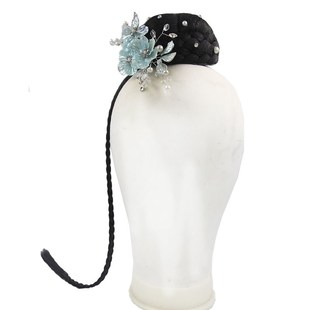 胶州秧歌古典舞蹈钱鼓舞澜水见月圆头饰艺考民间舞伞舞扇子舞发饰