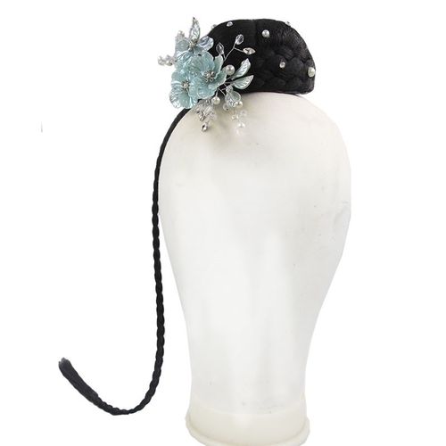 胶州秧歌古典舞蹈钱鼓舞澜水见月圆头饰艺考民间舞伞舞扇子舞发饰