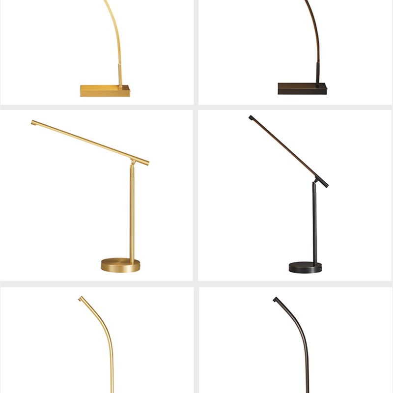 全铜简约护眼无频闪LpED书房学习阅读台灯创意客厅卧室床头柜台灯