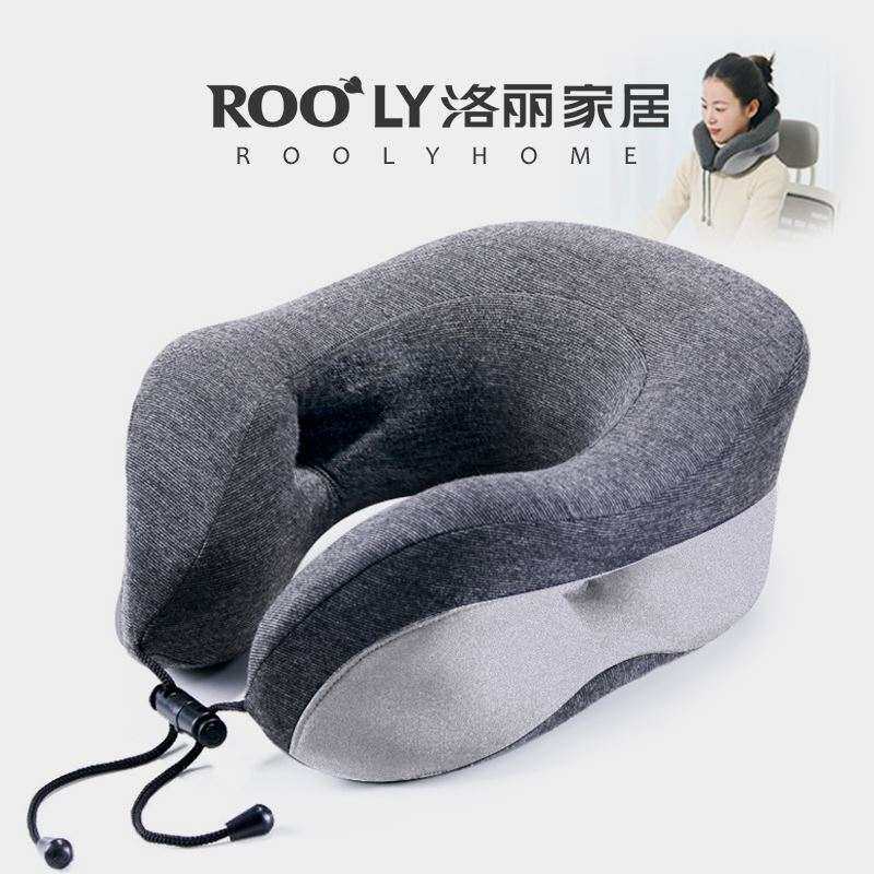 肩颈枕u型睡觉用男生个t性大号床上垫脖子的套在网红挂潮圈便携式