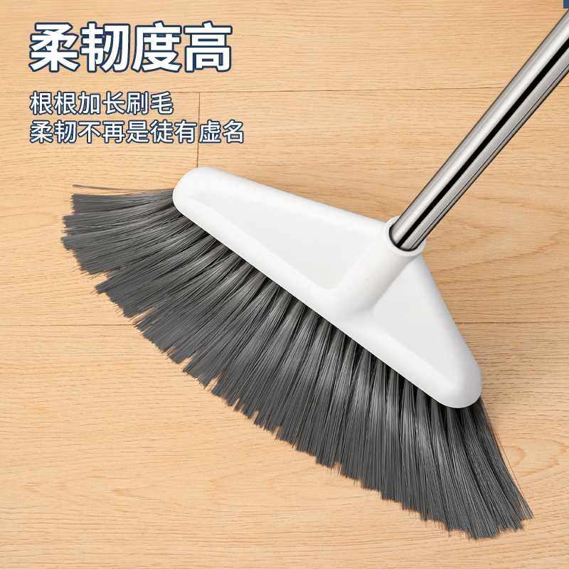 单个扫把家用大号加长杆软毛扫帚长柄不弯腰捎把不沾头发扫地笤帚