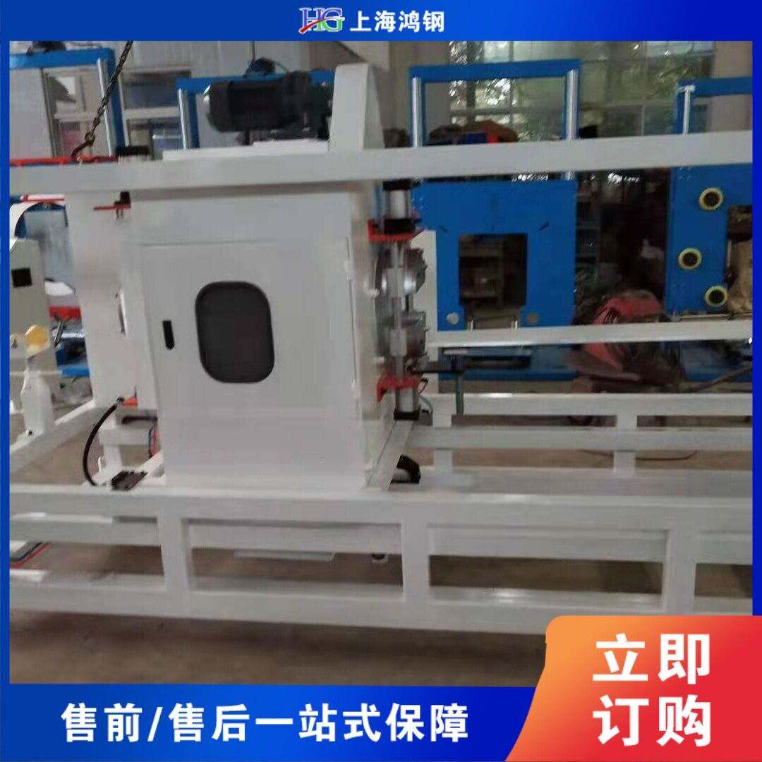 全自动环形切割倒角机 直径PE管切割设备 卧式塑料管材切割机