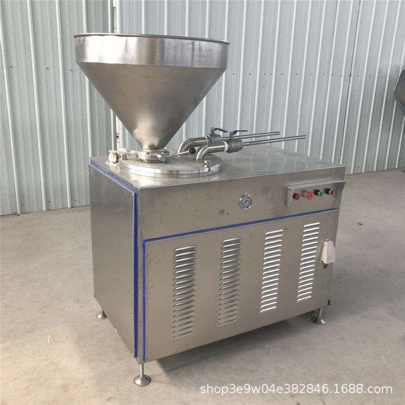 全自动液压双路灌肠机腊肠红肠火腿肠灌装 设备肉制品加工流水线