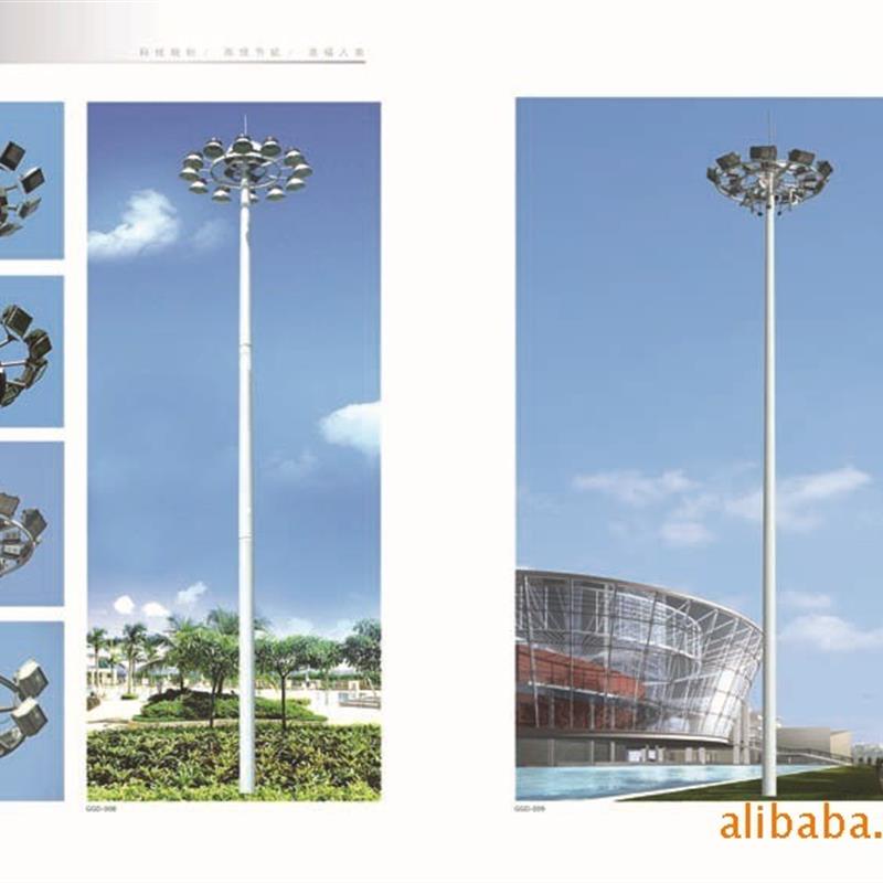 电动升降式爬梯式LED防爆高杆灯生产厂家价格报价图片