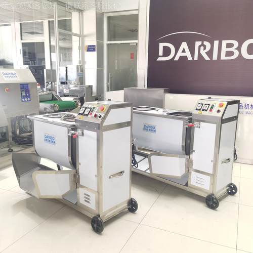 不锈钢自动馅机 香肠肉馅自产动拌YFV馅机灌肠W线设拌备 馅料拌料