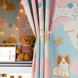 学生宿舍床帘遮光加厚上铺床w围挡布大学寝室床幔动漫下铺遮挡帘