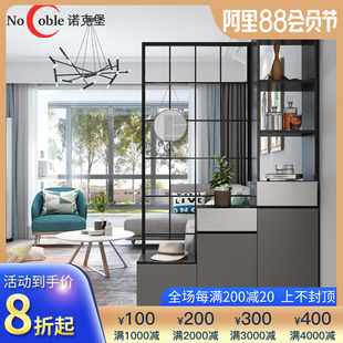 玄关柜客厅屏风隔断柜进门玄幻鞋柜一体欧式轻奢玄关入户门厅柜