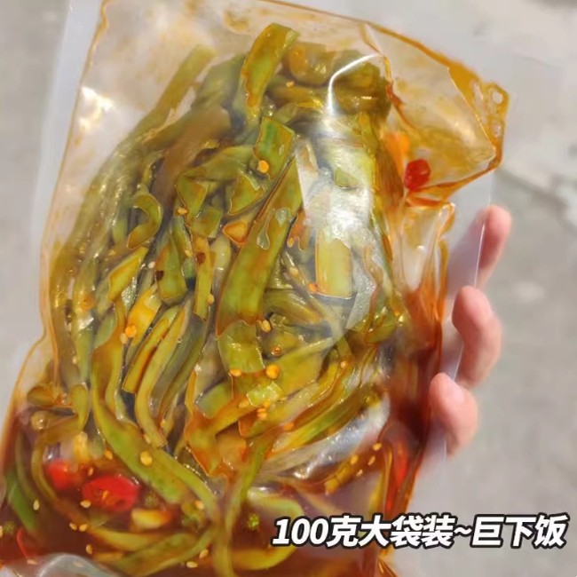 椒麻贡菜开袋即食整袋大包下饭香辣零食素食嘎嘣脆爽速食湖南特产