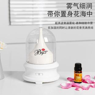 跨境货源精油香氛香薰机 新品 家用唯美加湿彩色小夜灯usb香薰机
