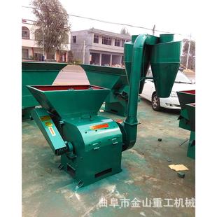 大型自动扒料粉碎机双沙克龙粉碎机小型玉米秸秆加工机械