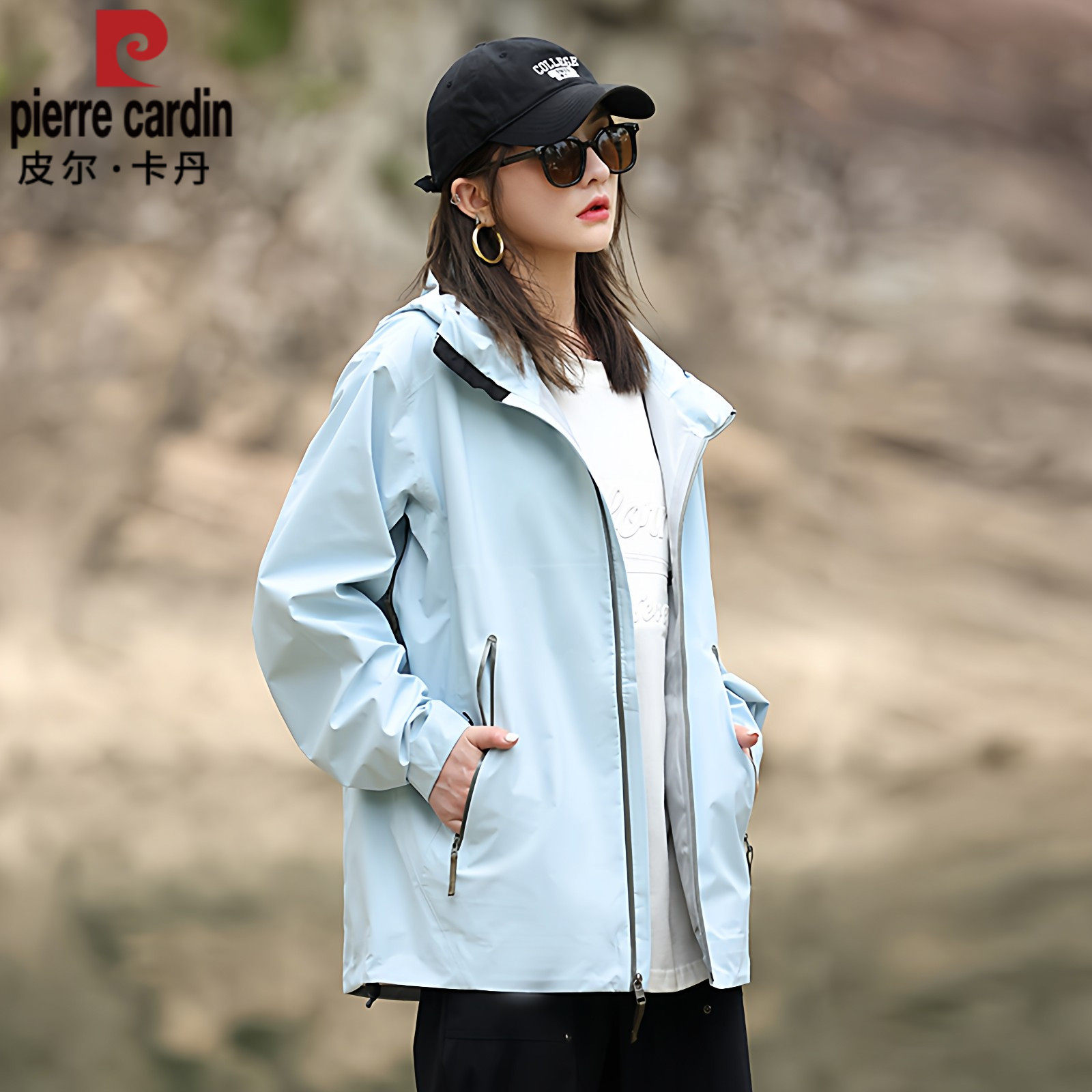 皮卡硬壳冲锋衣男款防风防水薄款高端鸟家同款全热封压胶女登山服