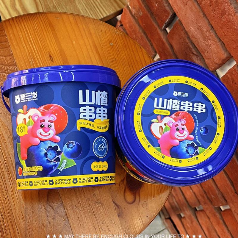 新货熊三岁山楂串串208g1