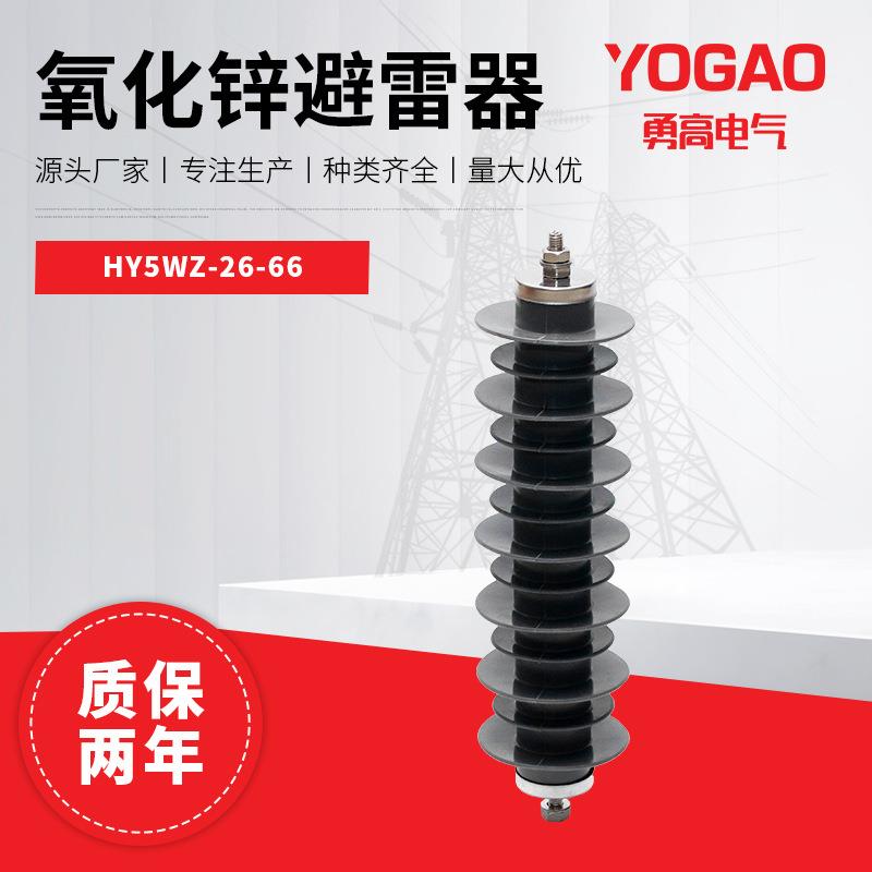 24KV高压复合氧化锌避雷器HY5WZ-34/85户外20KV硅胶避雷器