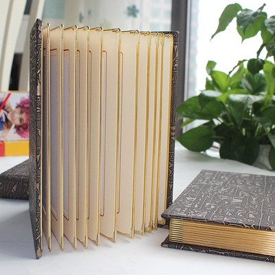 复古7寸大相册本插页式家庭6寸相薄宝宝成长情侣纪念照片集包邮