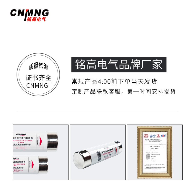 3.6-12KV/XRNT非标XRNP1-12KV/0.5A-10A高压熔断器51*195PT手车用