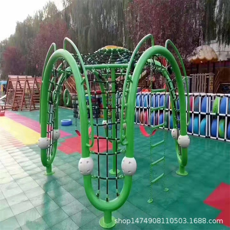 直供大型户外爬网幼儿园公园钻笼钻网儿童体能攀爬网海缆绳边网