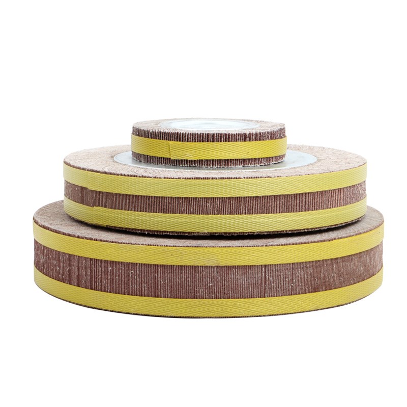 千叶轮抛光轮百叶轮加厚金属打磨片卡盘砂纸磨轮砂布轮千页轮磨头