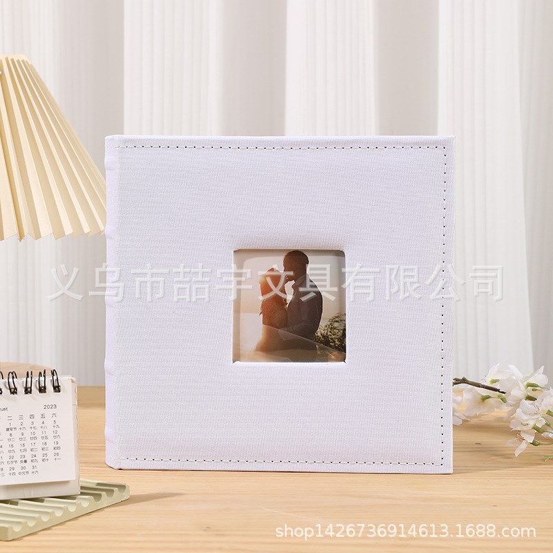 喆宇 布面 圆背纸芯 6寸200张 插页相册 儿童居家 影楼